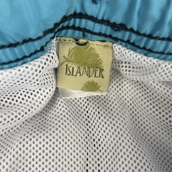 ISLANDER Swim Shorts Mens Sz Large Lined Swim Trunks Board Shorts Beach Tropical - Picture 5 of 11